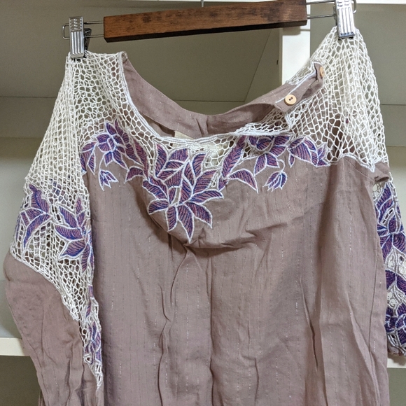 Chasing Unicorns Tainted Love cutwork mini dress, M, NWT - Picture 6 of 6